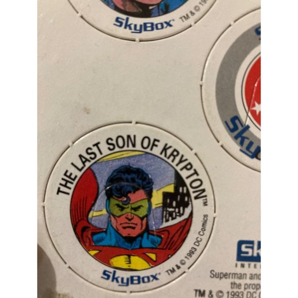 1993 SkyBox DC Comics Skycaps Superman 6" X 5" Promotional Panel - Picture 6 of 8